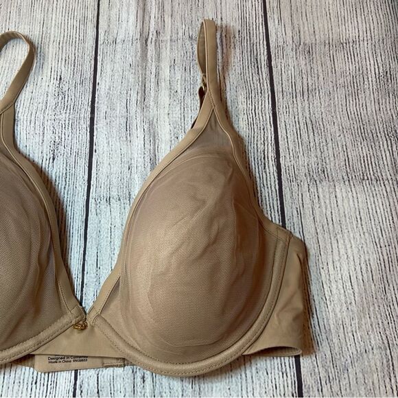 ThirdLove 24/7 Classic Contour Plunge Bra size 34D Tan - Picture 4 of 9